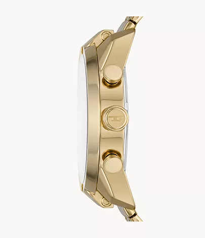 Split Steel Station Diesel - Watch Stainless Chronograph Gold-Tone Watch DZ4590 -