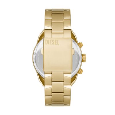 Diesel Spiked Chronograph Gold-Tone Stainless Steel Watch