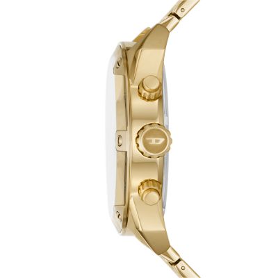 Diesel Spiked Chronograph Gold-Tone Stainless Steel Watch