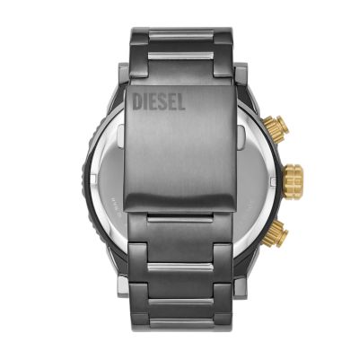 Diesel Double Down 2.0 Chronograph Gunmetal-Tone Stainless Steel