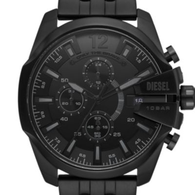Diesel Uhr Chronograph Baby Chief Edelstahl schwarz