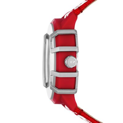 Diesel Three-Hand - DZ4620 Watch - Station Solar-Powered Watch Griffed Red rPET