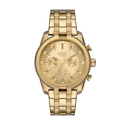 Diesel all cheap gold watch