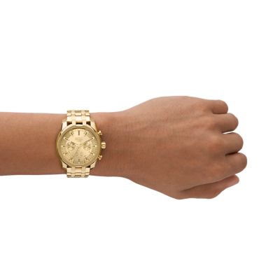 Diesel Split Chronograph Gold-Tone Stainless Steel Watch - DZ4623 