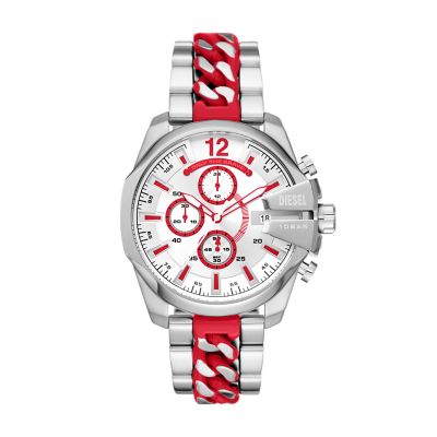 Chief Stainless Station Diesel Baby - Steel Two-Tone Watch - Watch DZ4628 Chronograph