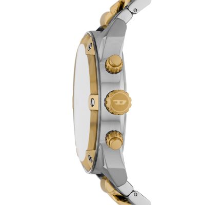 Diesel Spiked Chronograph Two-Tone Stainless Steel Watch