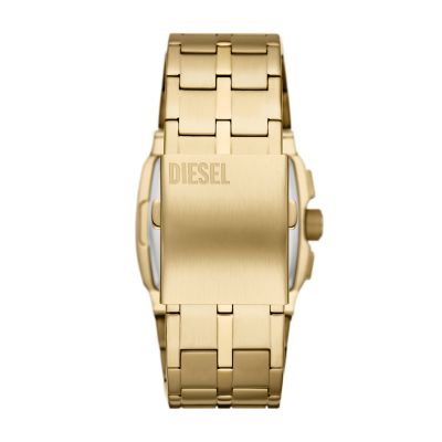 Diesel Cliffhanger Chronograph Gold-Tone Station Steel DZ4639 - Watch Watch - Stainless