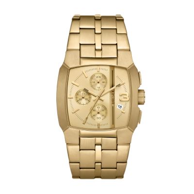 Diesel Cliffhanger Chronograph Gold-Tone Stainless Steel Watch