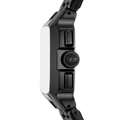 Fast track outlet black metal watch