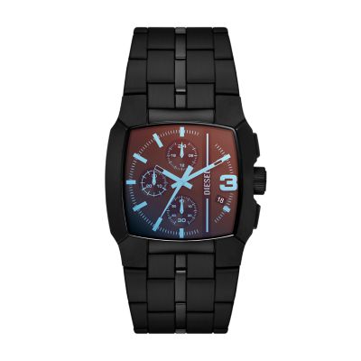 Diesel black 2025 stainless steel watch