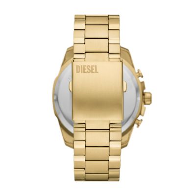 Diesel Mega Chief Chronograph Gold-Tone - Station - Watch Watch Steel Stainless DZ4642