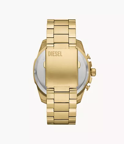 Diesel Mega Chief Chronograph Gold-Tone Stainless Steel Watch - DZ4642 -  Watch Station
