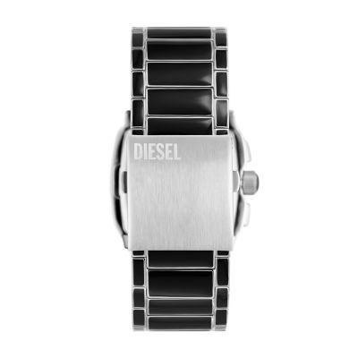 Diesel Cliffhanger Chronograph Station Watch DZ4646 - and Steel Watch Lacquer Stainless Black 
