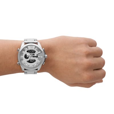 Diesel Mega Chief Ana-Digi Stainless Steel Watch - DZ4648 - Watch