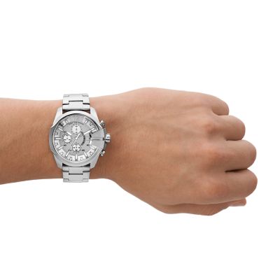 Diesel Baby Watch - Station Watch DZ4652 Stainless Chronograph - Chief Steel