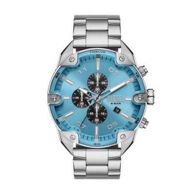 Diesel Spiked Chronograph Stainless Steel Watch - DZ4655 - Watch