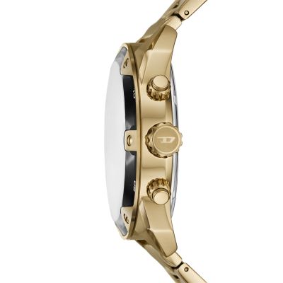 Diesel Spiked Chronograph Gold-Tone Stainless Steel Watch