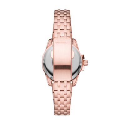 Diesel rose gold outlet watch womens