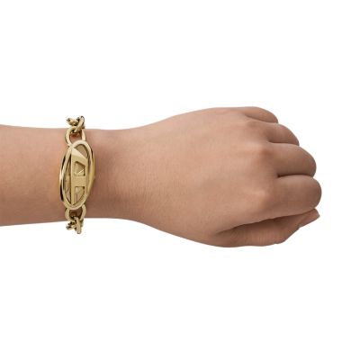 すぐ届く*DIESELディーゼル*dz5611 watch Women's D-Era Two -Hand Gold-Tone Stainless Steel Watch