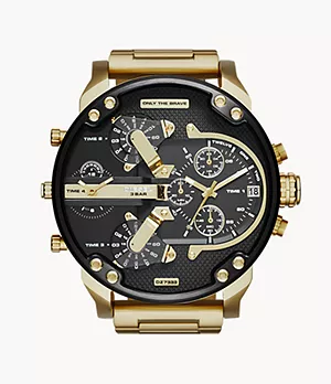 Diesel Men's Mr. Daddy 2.0 Multifunction Gold-Tone Stainless Steel Watch