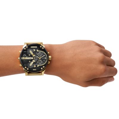 Diesel Men's Mr. Daddy 2.0 Multifunction Gold-Tone Steel Watch