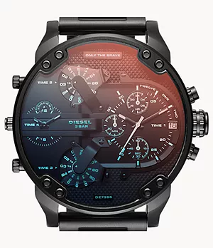 Diesel Men's Mr. Daddy 2.0 Chronograph Black Stainless Steel Watch