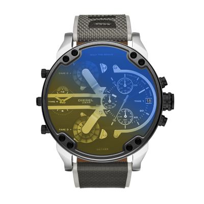 Diesel Mr. Daddy 2.0 Chronograph Black Nylon Watch - DZ7429 - Watch Station | Quarzuhren