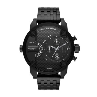 Diesel Little Daddy Black Stainless Steel Watch - DZ7444 - Watch