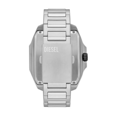 Diesel Flayed Automatic Three-Hand Stainless Steel Watch - DZ7470  