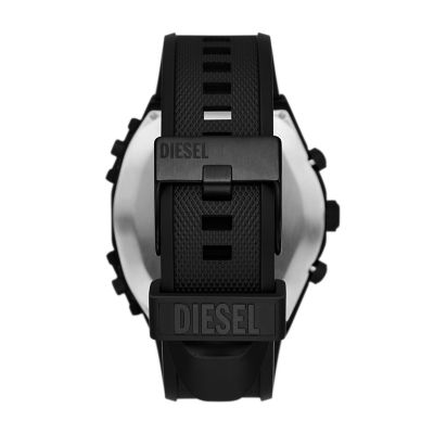 Diesel Sideshow Chronograph Black Silicone Watch - DZ7474 - Watch Station