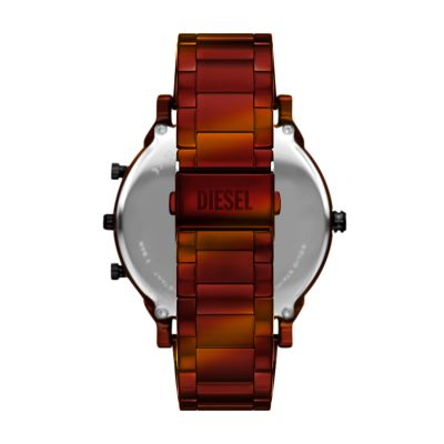 Diesel Mr. Daddy Slim Multi-Movement Red Stainless Steel Watch