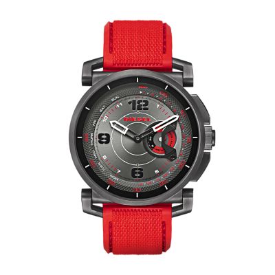 Diesel Hybrid Smartwatch - Red Silicone 