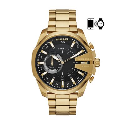 Hybrid Smartwatch: Gold-Tone - DZT1013 