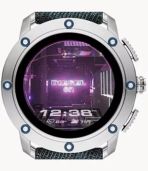 Diesel Axial Smartwatch-Blue Denim