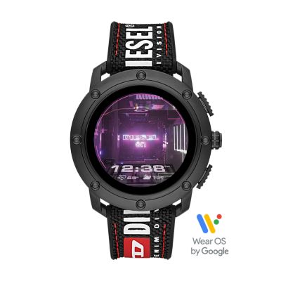 Diesel Axial Smartwatch Black Nylon Dzt22 Watch Station