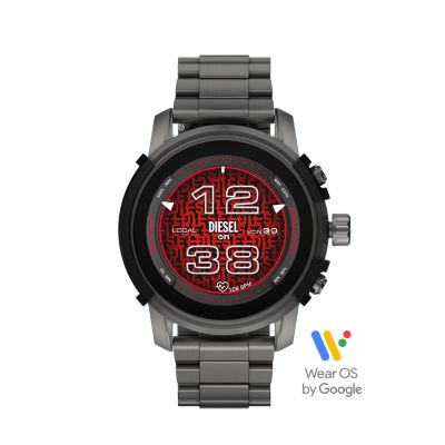 Diesel Griffed Black Nylon and Silicone Smartwatch - DZT2041