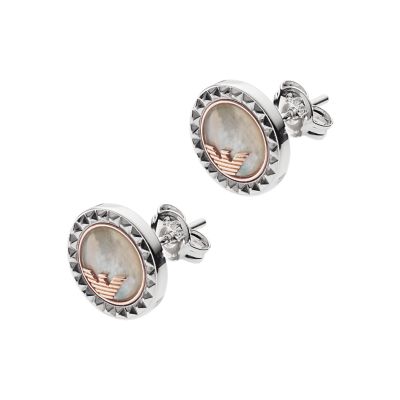 Emporio Armani Women's Sterling Silver Stud Earrings - EG3352040 - Watch  Station