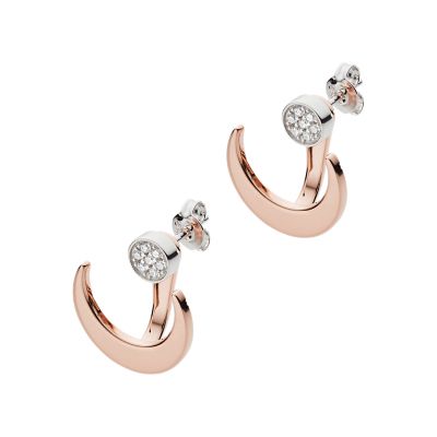 armani earrings silver
