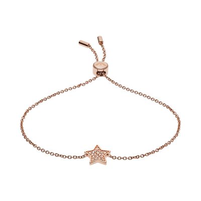 Emporio Armani Women's Rose Gold-Tone Sterling Silver Bracelet