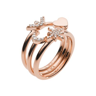 armani gold ring