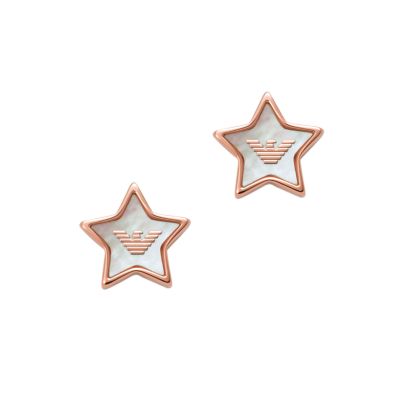 armani star earrings