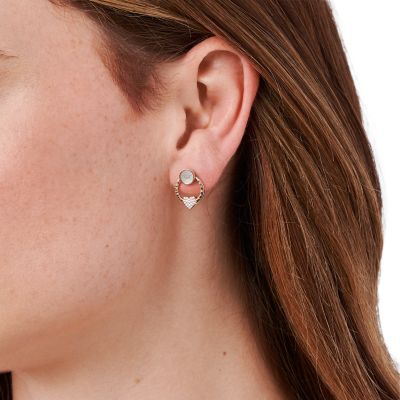 Emporio Armani Ohrstecker Sterlingsilber roségoldfarben