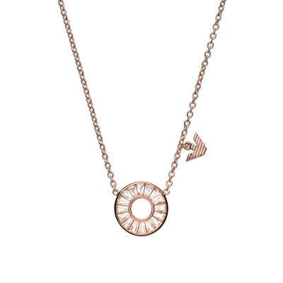 Rose Gold-Tone Sterling Silver Pendant - EG3457221 - Watch Station