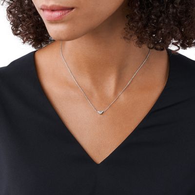 Emporio Armani Sterling Silver Necklace - EG3478040 - Watch Station 