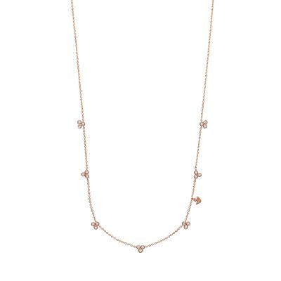 Rose Gold-Tone Sterling Silver Necklace - EG3481221 - Watch Station