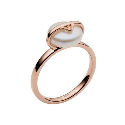 Armani ring gold hot sale