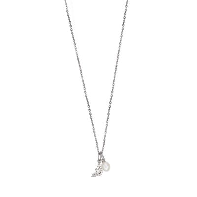 Emporio Armani Sterling Silver Pendant Necklace - EG3574040