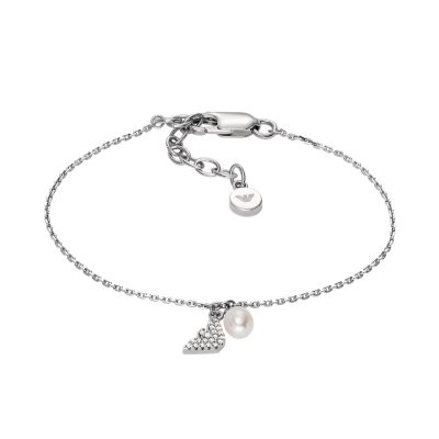 Emporio Armani Sterling Silver Chain Bracelet