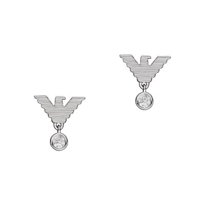 Emporio Armani Sterling Silver Stud Earrings - EG3581040 - Watch