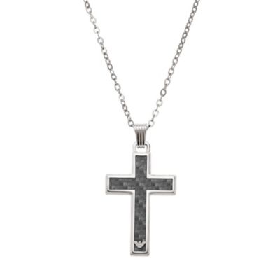 Stainless on sale cross necklace